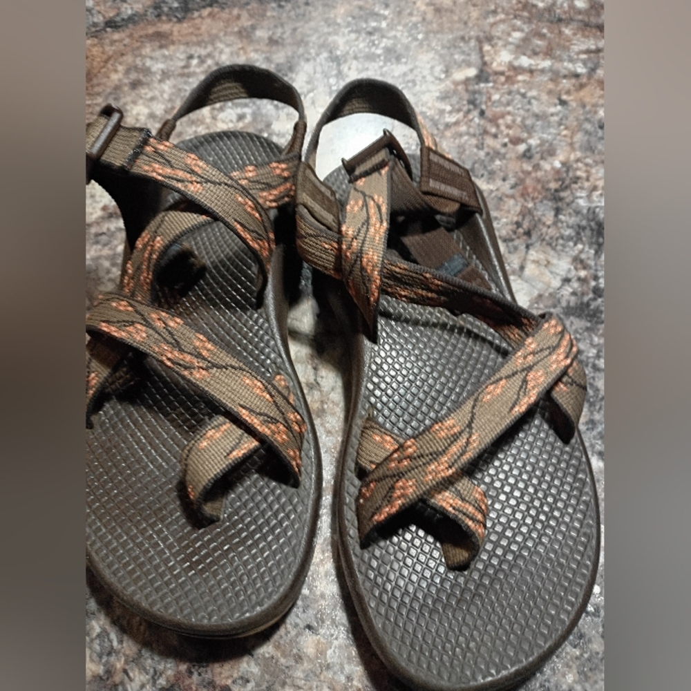 Chaco Women's Sandals - Brown and Orange